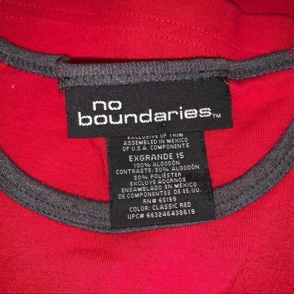 No Boundaries Tee, sz XL - Picture 5 of 6